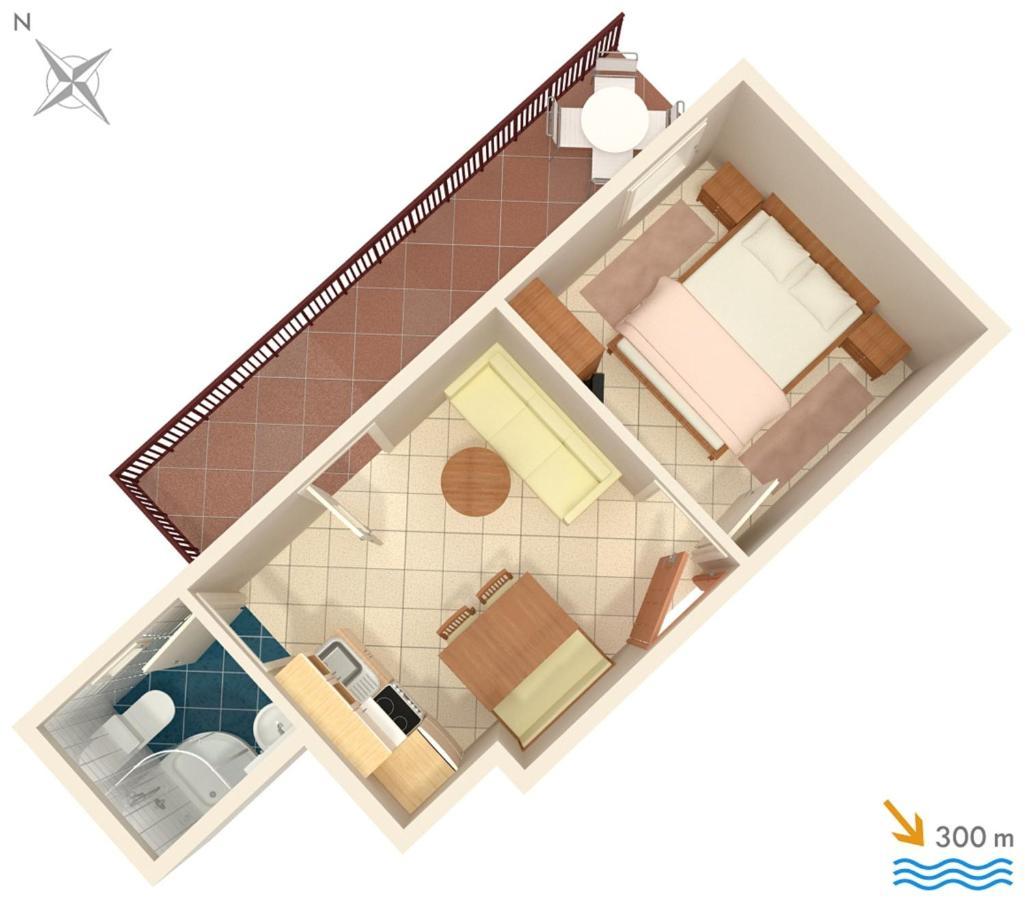 Apartment Stanici 2818D Tice Bagian luar foto